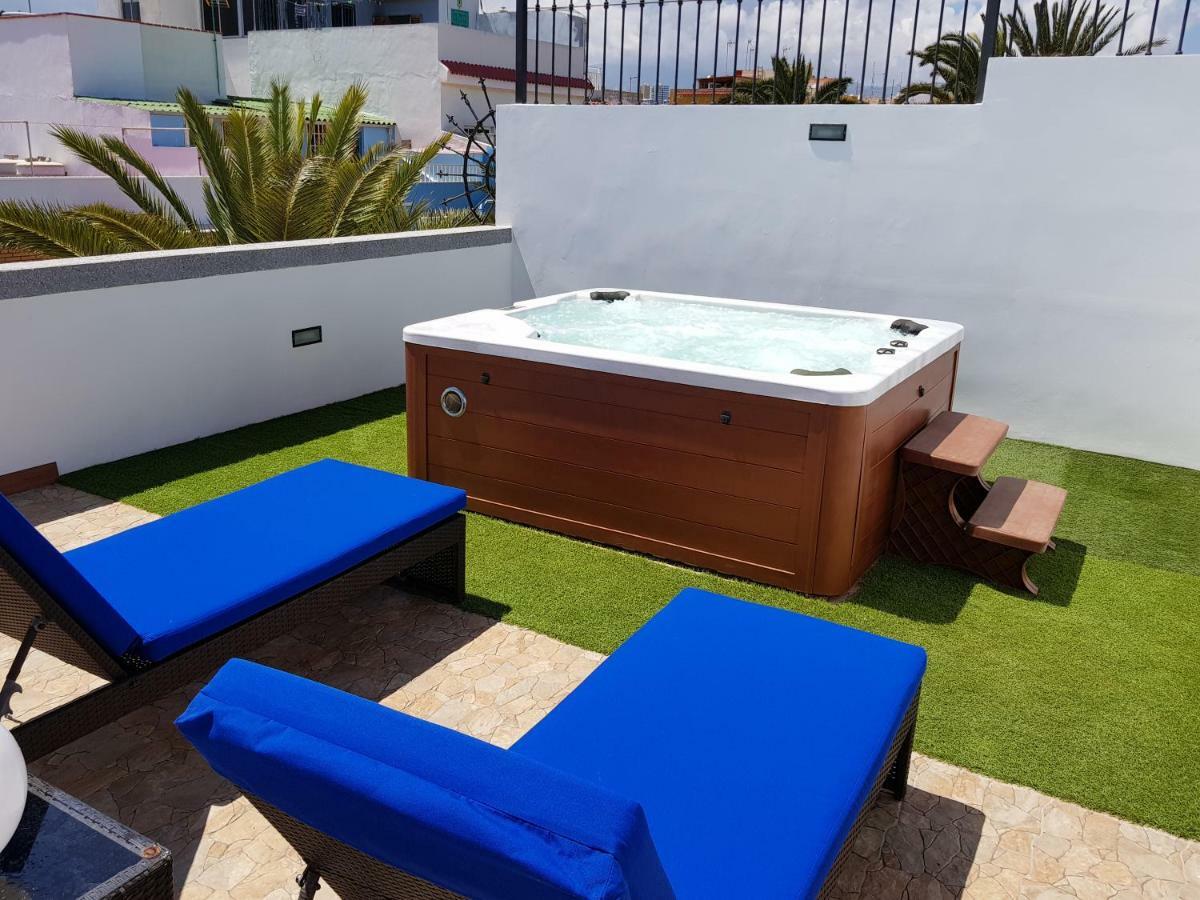 大加那利岛拉斯帕尔马斯Fantastica Vivienda Familiar Con Jacuzzi Y Sauna别墅 外观 照片