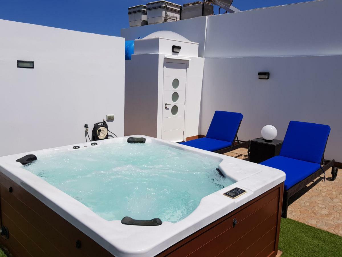 大加那利岛拉斯帕尔马斯Fantastica Vivienda Familiar Con Jacuzzi Y Sauna别墅 外观 照片